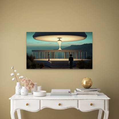 A Luminous Encounter-Giclée Art Print 36''x24''