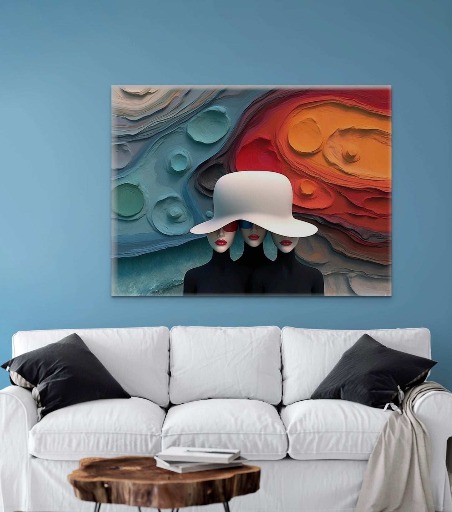 Three For One-Canvas Gallery Wraps