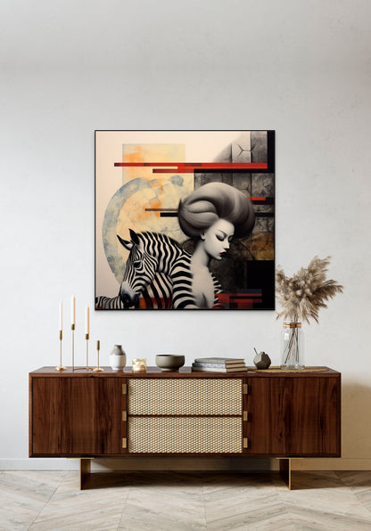 Zebra Colletion-abstract-Canvas Gallery Wraps