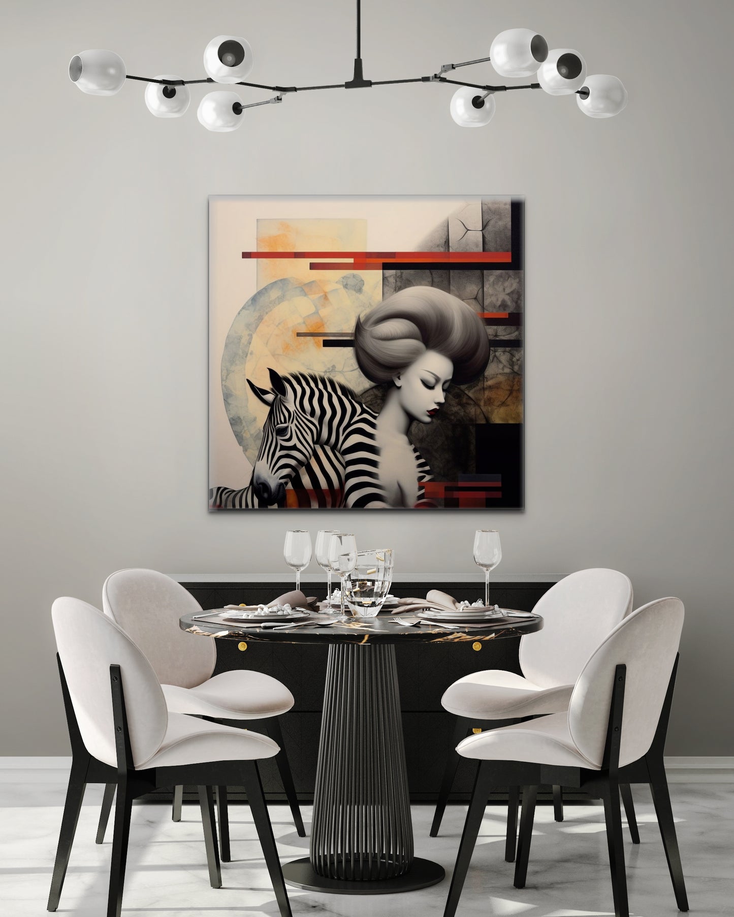 Zebra Colletion-abstract-Canvas Gallery Wraps