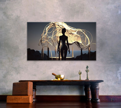 Golden Horse-Canvas Gallery Wraps