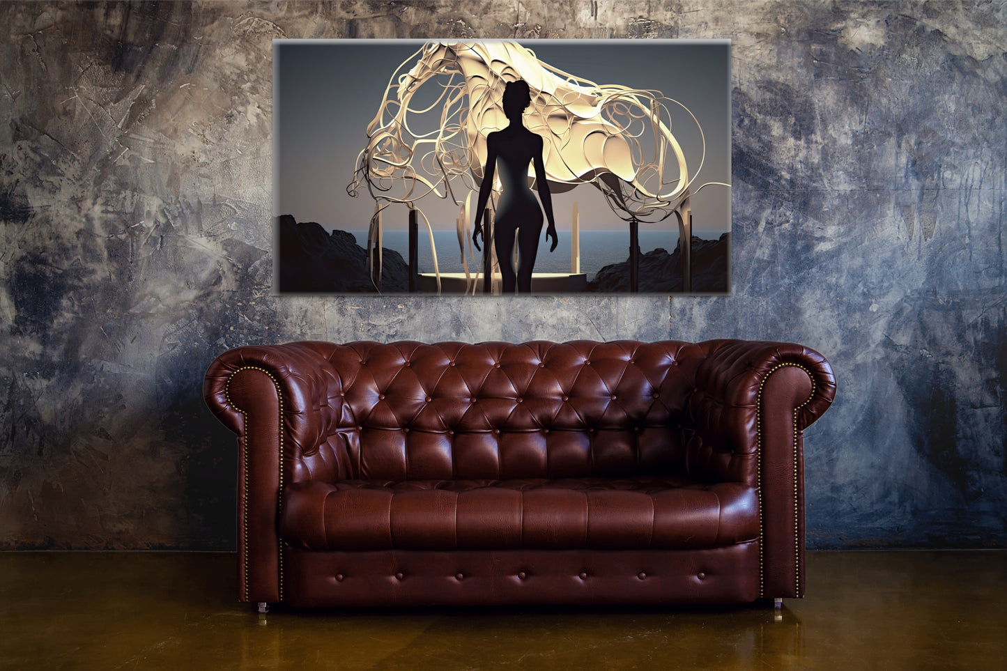 Golden Horse-Canvas Gallery Wraps