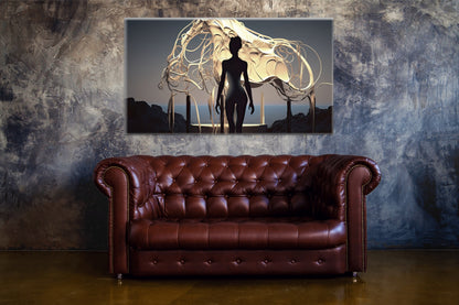 Golden Horse-Canvas Gallery Wraps