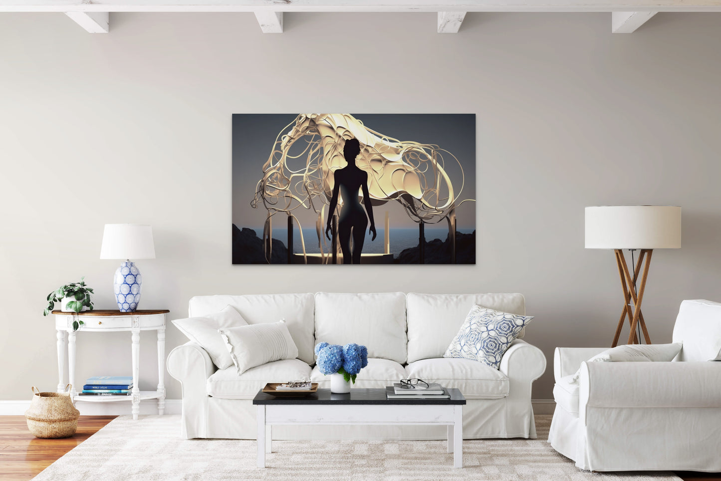 Golden Horse-Canvas Gallery Wraps