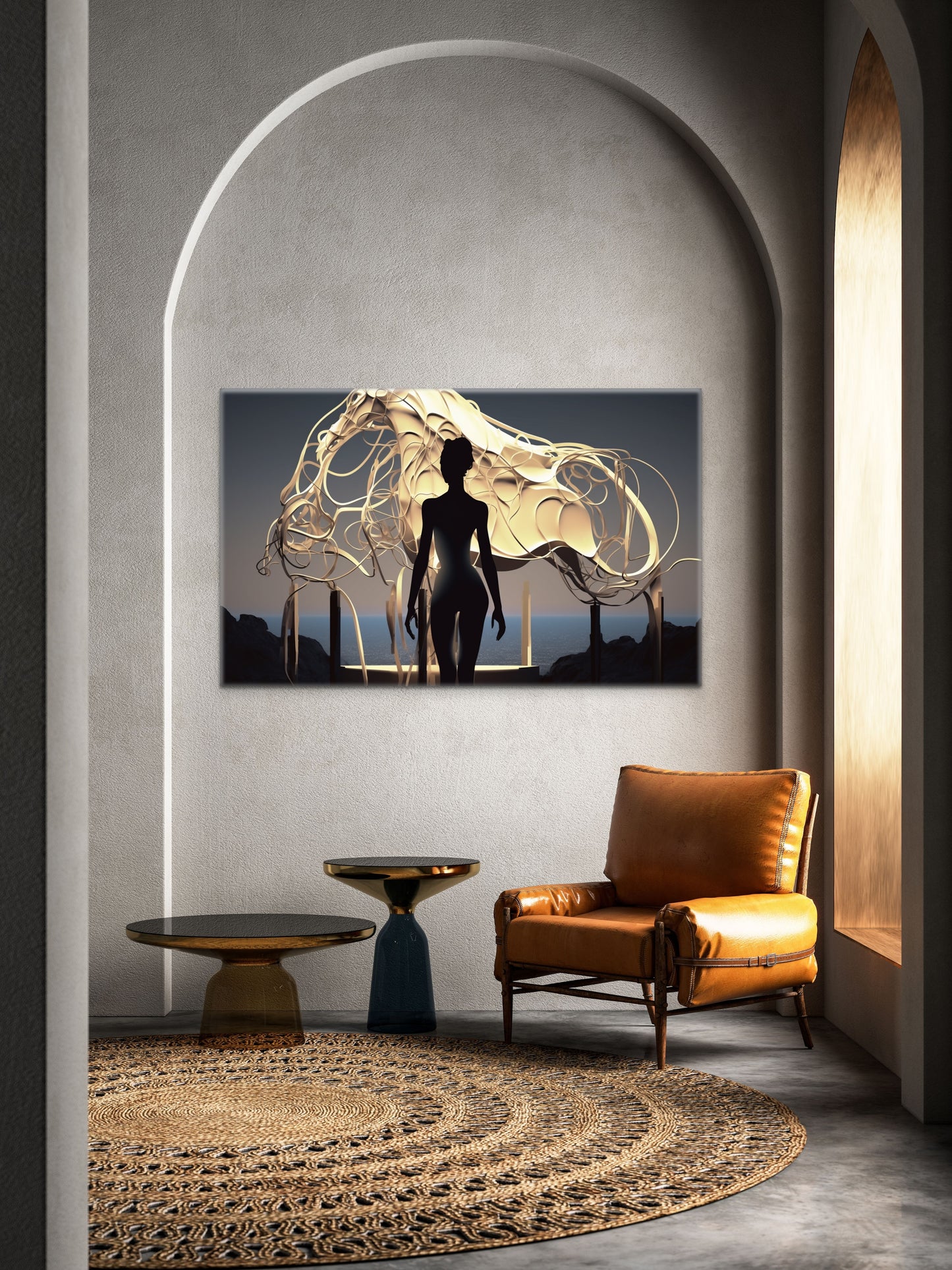 Golden Horse-Canvas Gallery Wraps