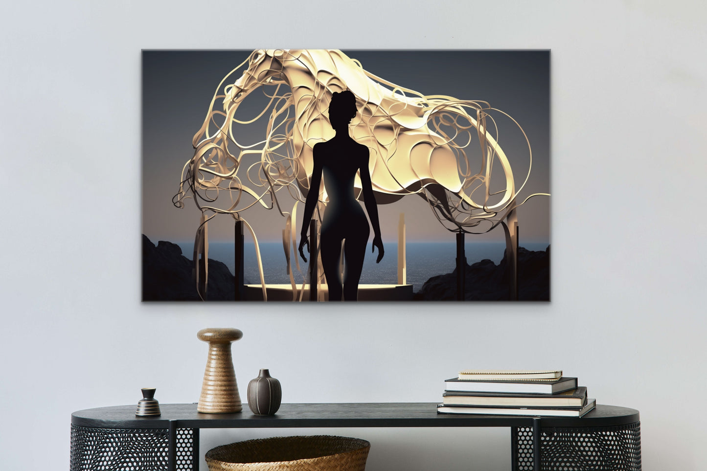 Golden Horse-Canvas Gallery Wraps