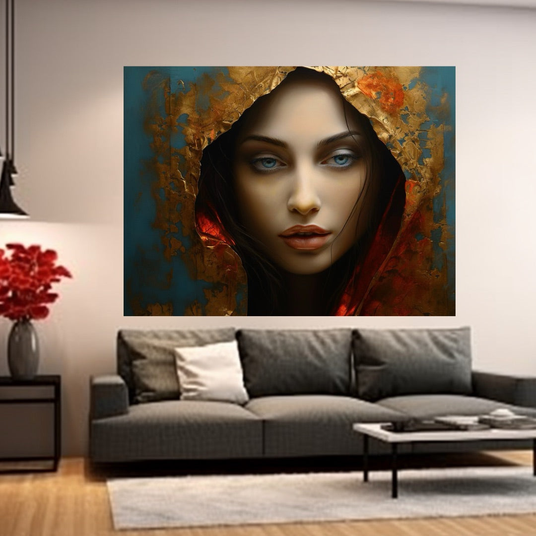 Innocence- Figurative art-Canvas Gallery Wraps