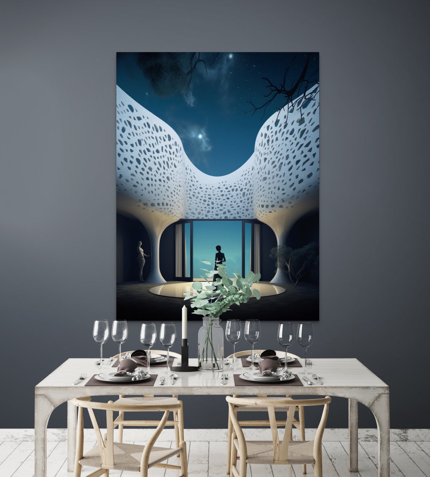 In  the angel's embrace-Canvas Gallery Wraps