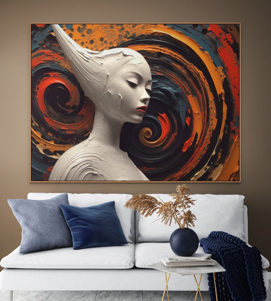 Healing feelings-abstract-Canvas Gallery Wraps