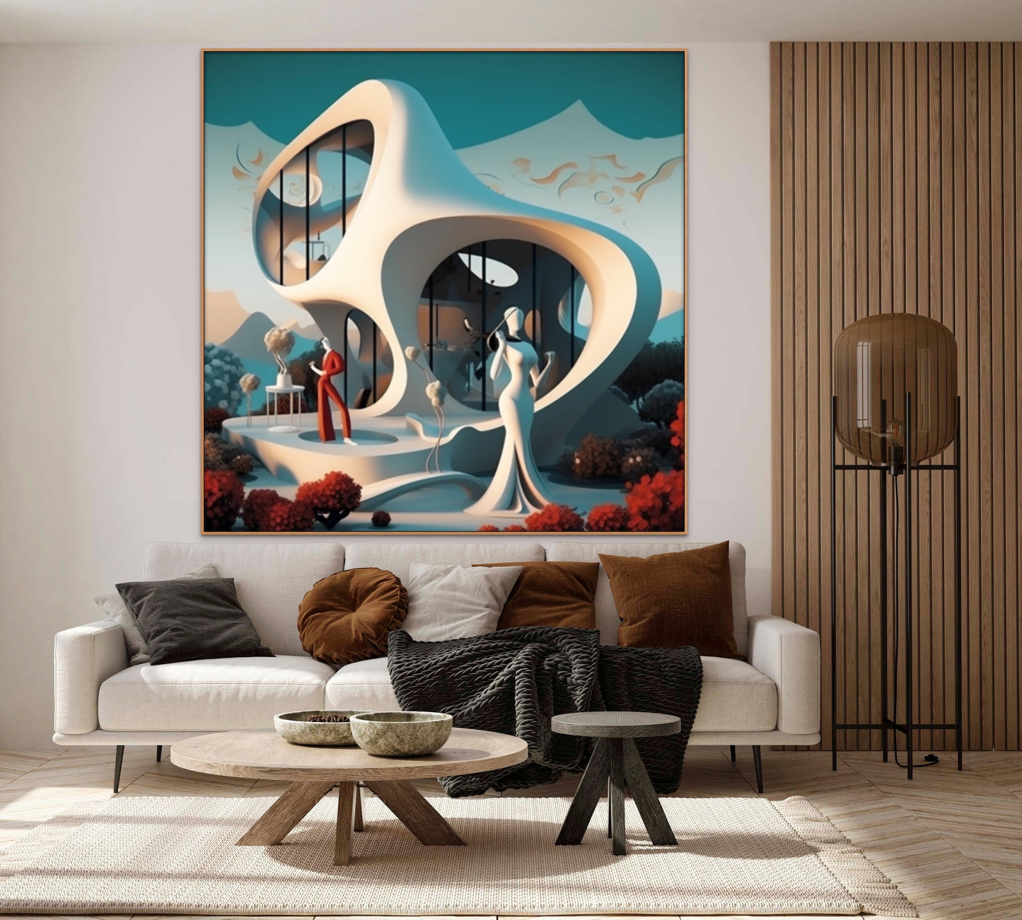 Parametric Abstract Collection-Canvas Gallery Wraps