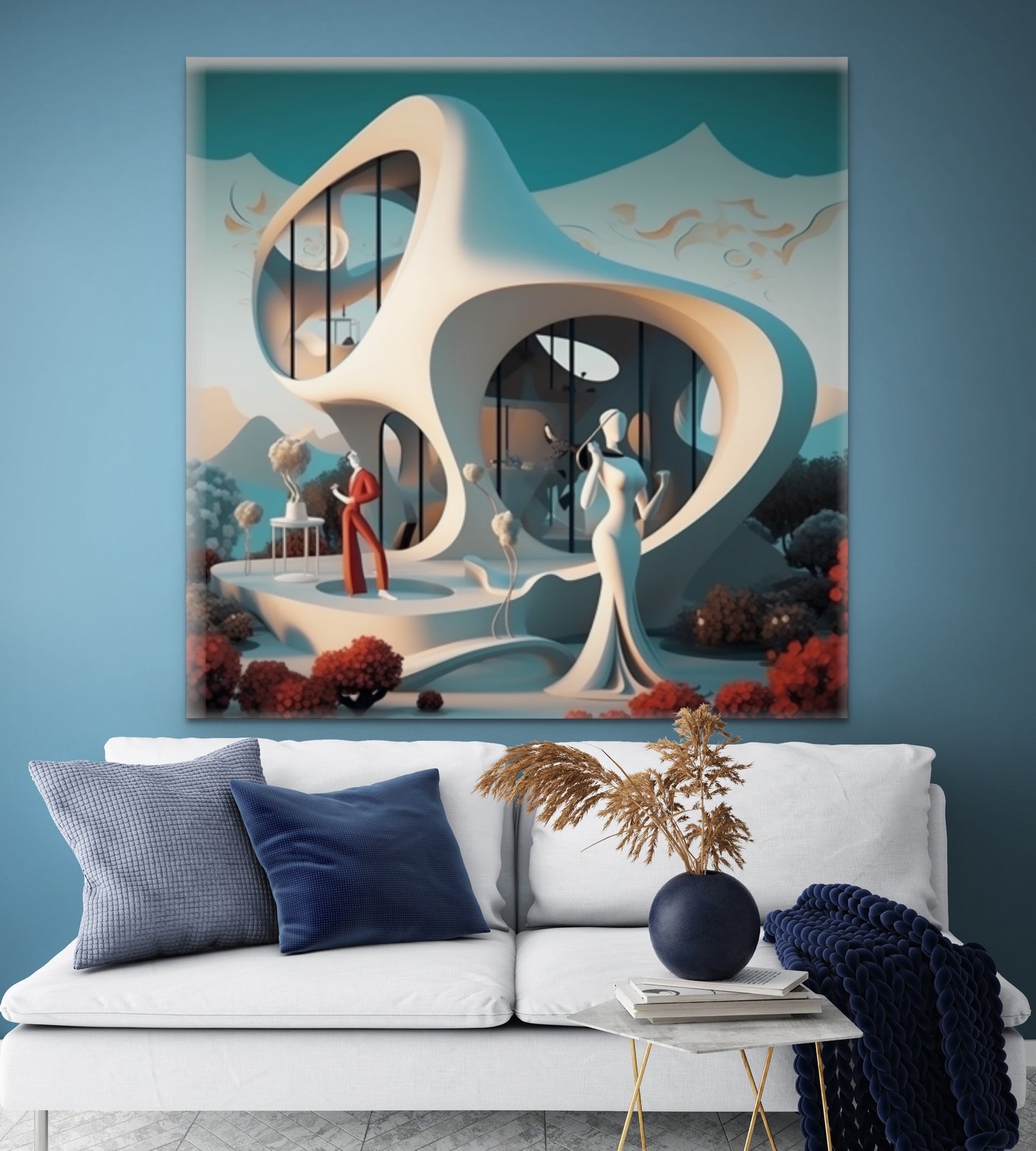 Parametric Abstract Collection-Canvas Gallery Wraps