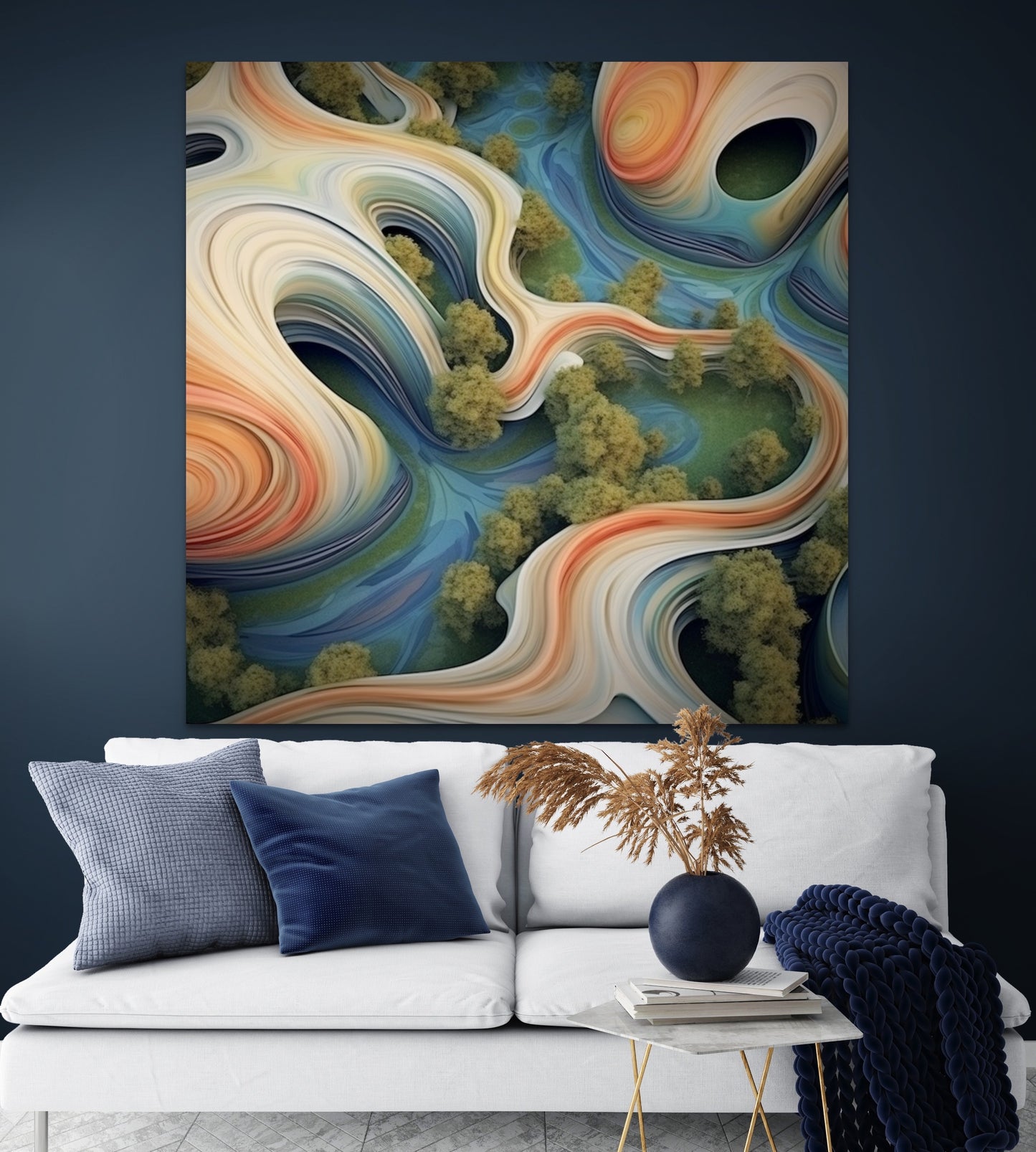 Organic abstract Collection-Canvas Gallery Wraps