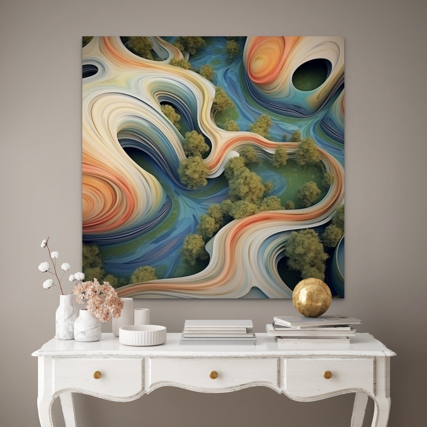 Organic abstract Collection-Canvas Gallery Wraps