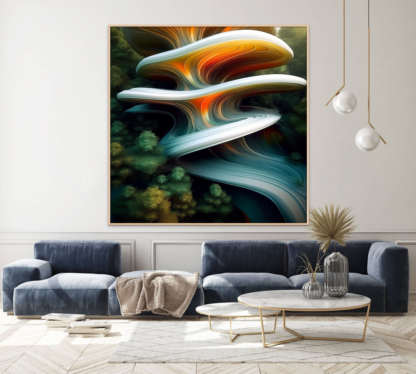 Organic abstract Collection-Canvas Gallery Wraps