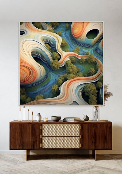 Organic abstract Collection-Canvas Gallery Wraps