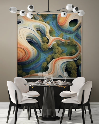 Organic abstract Collection-Canvas Gallery Wraps