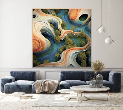 Organic abstract Collection-Canvas Gallery Wraps