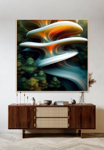 Organic abstract Collection-Canvas Gallery Wraps