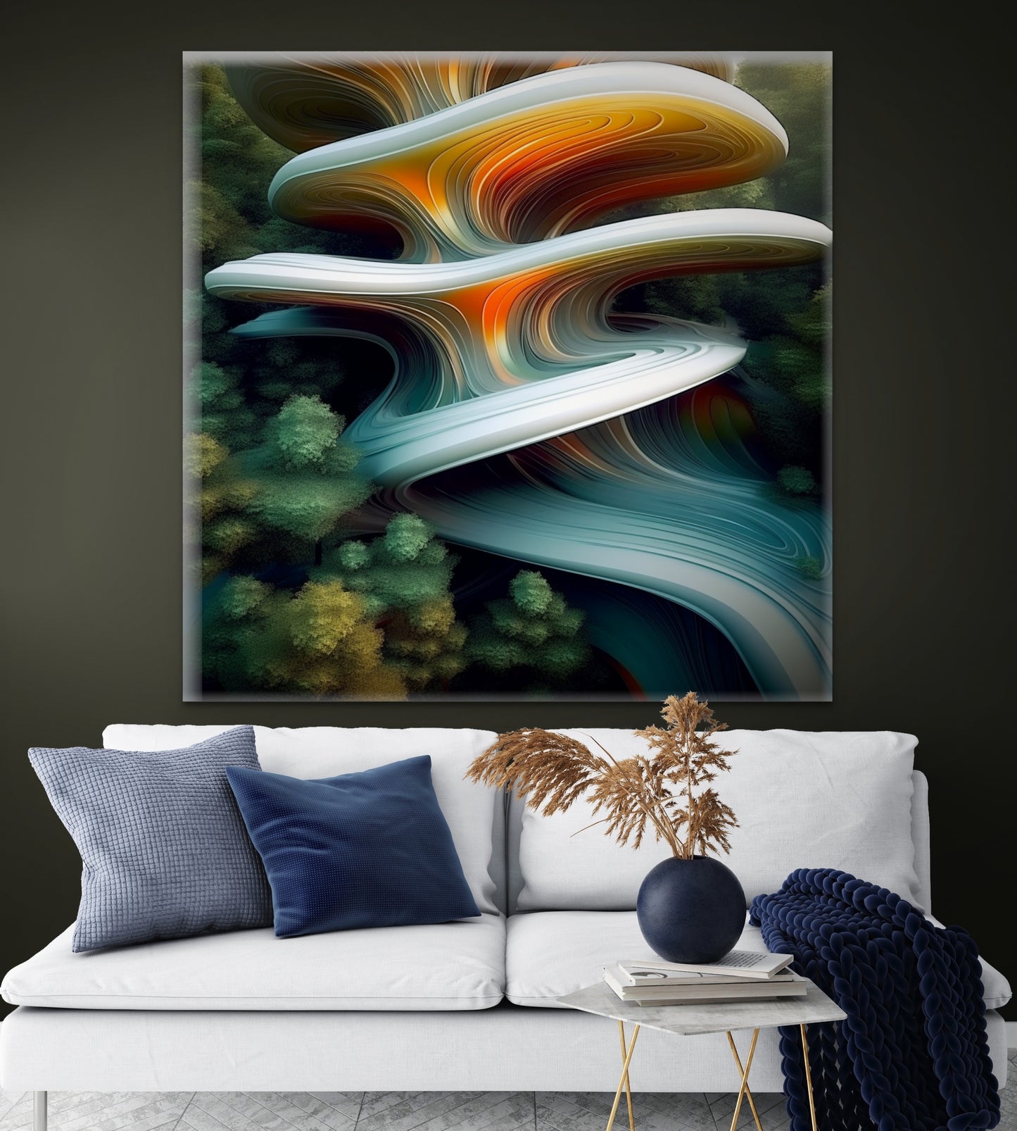 Organic abstract Collection-Canvas Gallery Wraps